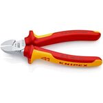 Seitenschneider L.160mm Kopf verchr.VDE Mehrkomp.-Hüllen KNIPEX