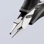 Elektronikseitenschneider L.115mm Form 7 Facette kl.spiegelpol.KNIPEX
