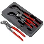 Zangensatz Cobra®-Paket Inh.3tlg.grau atram.Kunststofftiefziehteil KNIPEX