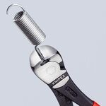 Kraftvornschneider Gesamt-L.140mm Kopf pol.Ku.-Überzug KNIPEX