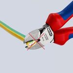 Seitenschneider L.160mm Kopf pol.Mehrkomp.-Hüllen max.2mm KNIPEX