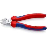Seitenschneider L.160mm Kopf verchr.m.Mehrkomp.-Hüllen KNIPEX