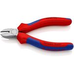Seitenschneider L.125mm Kopf pol.Mehrkomp.-Hüllen max.1,5mm KNIPEX