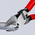 Seitenschneider f.Ku.Gesamt-L.160mm pol.ger.Ku.-Überzug KNIPEX