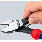 Kraftseitenschneider L.180mm pol.Form 1 Mehrkomp.-Hülle KNIPEX
