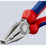 Kombizange L.180mm verchr.Mehrkomp.-Hülle KNIPEX