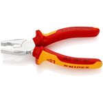 Kombizange L.160mm verchr.Mehrkomp.-Hüllen VDE KNIPEX