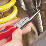 Flachrundzange L.200mm pol.ger.Mehrkomp.-Hülle KNIPEX