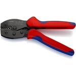 Aderendhülsencrimpzange PreciForce® L.220mm 0,25-6 (AWG 23-10) mm² brün.
