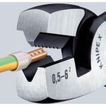 Aderendhülsenzange L.180mm 0,5-6,0 (AWG 20-10) mm² pol.Ku.-Überzug KNIPEX