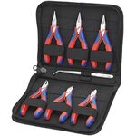 Elektronikzangensatz 7-tlg.6 Zangen,1 Präzisionspinzette KNIPEX