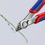 Elektronikseitenschneider Super-Knips® INOX L.125mm Form 1 Facette nein pol.