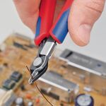 Elektronik-Seitenschneider Super-Knips® L.125mm Form7 Spezialwerkzeugstahl brün.