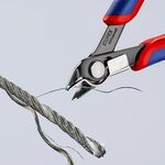 Elektronik-Seitenschneider Super-Knips® L.125mm Form 8 Facette ja,sehr kl.brün.