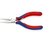 Elektronik-Greifzange Gesamt-L.145mm flachrunde Backen Form 6 Mehrkomp.-Hüllen