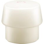 Schonhammerkopf SIMPLEX Kopf-Ø 50mm Nyl.weiß hart HALDER