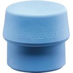 Schonhammerkopf SIMPLEX Kopf-Ø 40mm TPE-soft blau weich HALDER