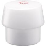 Schonhammerkopf SIMPLEX Kopf-Ø 40mm Superplastik weiß mittelh.HALDER