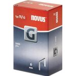 Flachdrahtklammer G Typ 11 B10,6xL6mm Draht-B.1,25mm 5000St./Pack.NOVUS