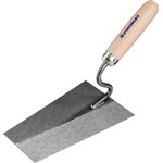 Maurerkelle L.180mm B.125mm m.Buchenholzheft,S-Hals STA PROMAT