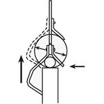 Abisoliermesser Gesamt-L.170mm m.Hakenklinge PROMAT