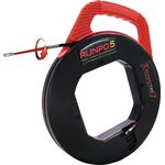 Kabeleinziehgerät RUNPO 5 Band-L.30m Biege-R.15mm Kabel-D.5,3mm RUNPOTEC