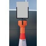 Schildtafelaufsatz Zub.zu Leitkegelaufsatz ALLROUNDLINE