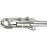 Abschleppstange verz.L1800xB70xH55mm 5,1kg rot/silber HP AUTOZUBEHÖR