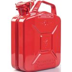 Kraftstoffkanister 5l Feuerrot RAL 3000 Stahlbl.0,9mm L230xB120xH310mm VALPRO