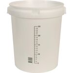 Anrühreimer GRIPLINE-O 30l 25 Liter-Skala weiß
