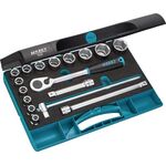 Steckschlüsselsatz 906 17-tlg.1/2 Zoll SW 10-32mm Z.90 6KT HAZET