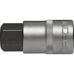 Steckschlüsseleinsatz 1/2 Zoll Innen-6-kant SW 19mm L.55mm PROMAT