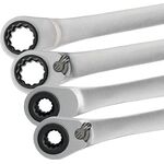 Multifunktionsknarrenringschlüssel 4 in 1 10-13-17-19mm 12-KT.L.220mm Anz.Z.72