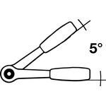 Bit- u.Hebelumsch.kn.1/4 Zoll 72 Z.Umschalth.PROMAT