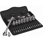 Steckschlüsselsatz 8100 SA 7 Zyklop 28-tlg.1/4 Zoll SW 5-13mm Z.76 6KT WERA