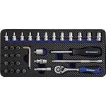 Steckschlüsselsatz 36-tlg.1/4 Zoll SW 4-13mm Z.72 6KT PROMAT
