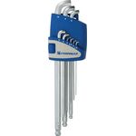 Winkelschraubendrehersatz 9-tlg.Ku.-Halter SW 1,5-10mm kurzer Schenkel PROMAT
