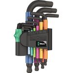 Winkelschraubendrehersatz 950/9 9-tlg.Ku.-Halter SW 1,5-10mm kurz Kugelk.WERA