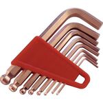 Sechskantwinkelschraubendrehersatz 8-tlg.SW 2-10mm Kupfer-Beryllium ENDRES TOOLS