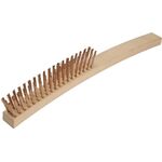 Drahtbürste L.350mm Zinnbronzedraht 0,3mm 3-reihig funkenfrei ENDRES TOOLS