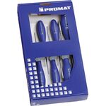 Schraubendrehersatz 6-tlg.TORX® Mehrkomponentengriffen Rundkl.PROMAT