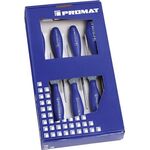 Schraubendrehersatz 7-tlg.TORX® Mehrkomponentengriffen Rundkl.PROMAT