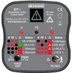 Steckdosentester SDT 1 z.Prüfung v.Schutzkon.steckd.BENNING