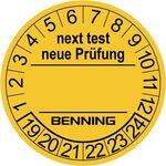 Prüfplaketten D.30mm RL 300St. BENNING