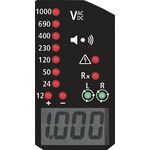 Spannungs-/Durchgangsprüfer SP 100 6-1000 V AC/6-1500 V DC