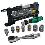 Bit-/Steckschlüsselset Tool-Check PLUS 39-tlg.Schlitz/PH/PZD/T/Knarre/7 Nüsse