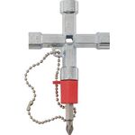 Schaltschrankschlüssel Doublehead Key 11 Funktionen m.Bitadapter