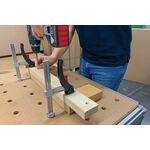 Spannelement TW20-15-8KLI-SET Set m.2 St.150mm f.Bohrungs-D.20mm BESSEY