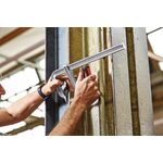 Ganzstahlschraubzwinge GZ-KG Spann-W.600mm A.120mm 2-K-Klappgriff BESSEY
