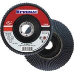Fächerscheibe D.125mm K.60 kon.Alu.SCg PROMAT - VPE: 10